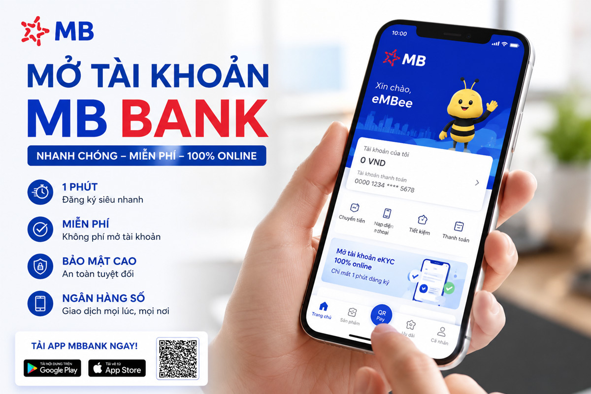 Mở tài khoản ngân hàng cùng Thanh Quê Long An